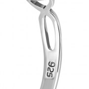 Delicate Celtic Knot Solid Sterling Silver Ring, rp668